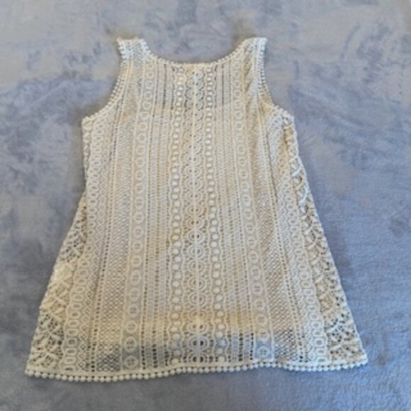 Adiva Women's Lace Tank Top With Spaghetti Strap Camisole Cream New With Tags XL - Picture 13 of 15